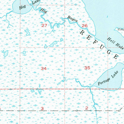 United States Geological Survey Cheniere Au Tigre, LA (1951, 62500-Scale) digital map