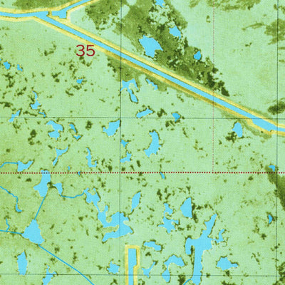 United States Geological Survey Cheniere Au Tigre, LA (1979, 24000-Scale) digital map