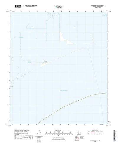 United States Geological Survey Cheniere au Tigre, LA (2020, 24000-Scale) digital map