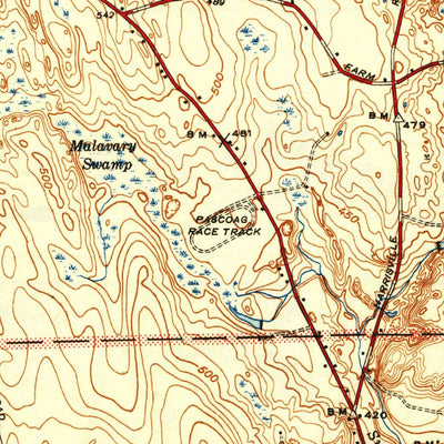 United States Geological Survey Chepachet, RI (1943, 31680-Scale) digital map