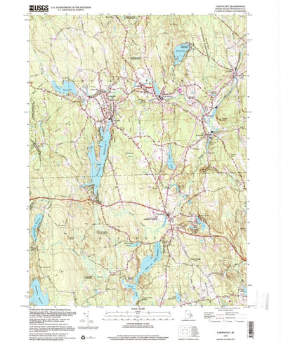 United States Geological Survey Chepachet, RI (1999, 24000-Scale) digital map