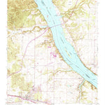 United States Geological Survey Cherokee, AL (1954, 24000-Scale) digital map