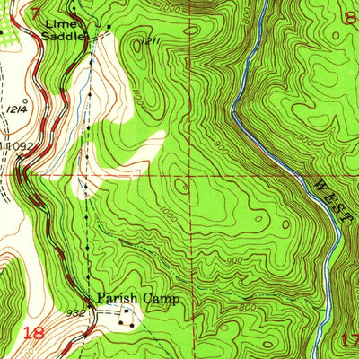 United States Geological Survey Cherokee, CA (1947, 24000-Scale) digital map