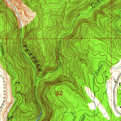 United States Geological Survey Cherokee, CA (1947, 24000-Scale) digital map
