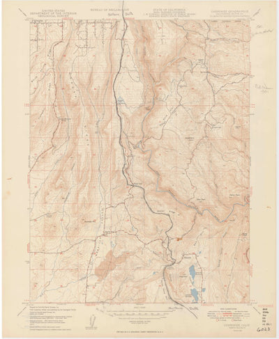 United States Geological Survey Cherokee, CA (1949, 24000-Scale) digital map