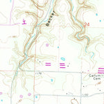 United States Geological Survey Cherokee City, AR-OK (1971, 24000-Scale) digital map