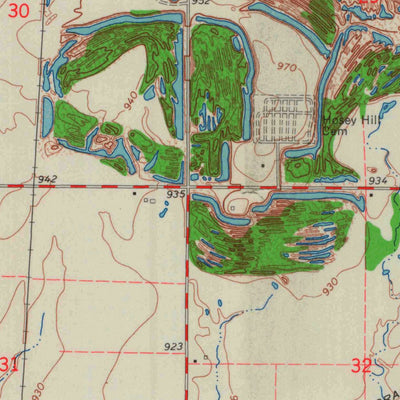 United States Geological Survey Cherokee, KS (1964, 24000-Scale) digital map