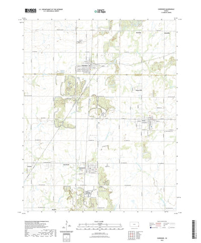 United States Geological Survey Cherokee, KS (2022, 24000-Scale) digital map