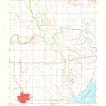 United States Geological Survey Cherokee North, OK (1969, 24000-Scale) digital map