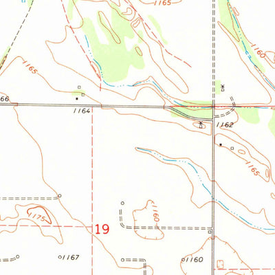 United States Geological Survey Cherokee North, OK (1969, 24000-Scale) digital map