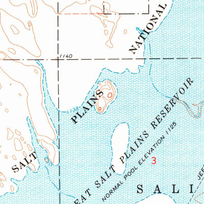 United States Geological Survey Cherokee North, OK (1969, 24000-Scale) digital map