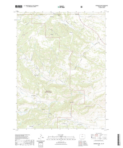 United States Geological Survey Cherokee Park, CO (2022, 24000-Scale) digital map