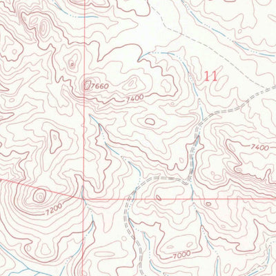 United States Geological Survey Cherokee Park, CO-WY (1967, 24000-Scale) digital map