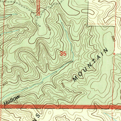United States Geological Survey Cherokee Pass, MO (2000, 24000-Scale) digital map