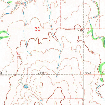 United States Geological Survey Cherokee South, OK (1969, 24000-Scale) digital map