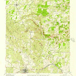 United States Geological Survey Cherokee, TX (1956, 62500-Scale) digital map