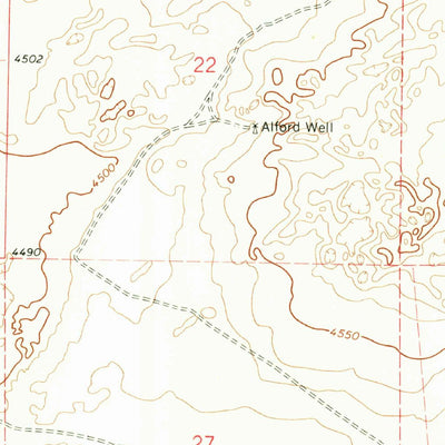 United States Geological Survey Cherokee Valley, NM (1966, 24000-Scale) digital map