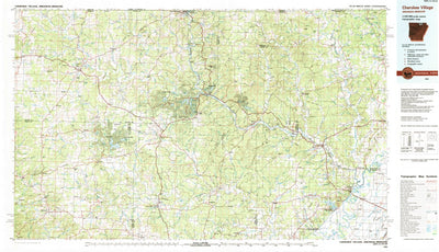 United States Geological Survey Cherokee Village, AR-MO (1983, 100000-Scale) digital map