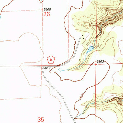 United States Geological Survey Cherry Canyon, CO (1996, 24000-Scale) digital map