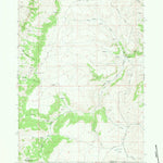 United States Geological Survey Cherry Creek Hill, WY (1967, 24000-Scale) digital map