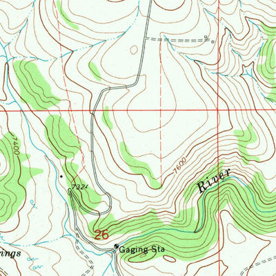 United States Geological Survey Cherry Creek Hill, WY (1967, 24000-Scale) digital map