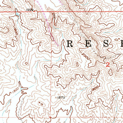 United States Geological Survey Cherry Creek NW, SD (1956, 24000-Scale) digital map