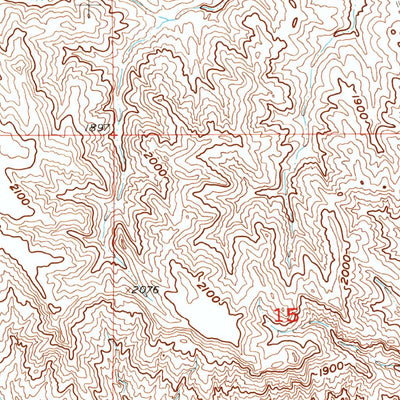 United States Geological Survey Cherry Creek NW, SD (1956, 24000-Scale) digital map