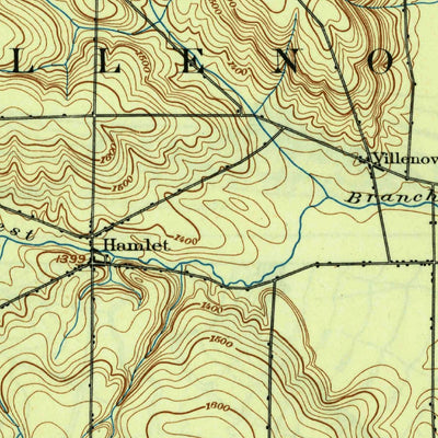 United States Geological Survey Cherry Creek, NY (1900, 62500-Scale) digital map