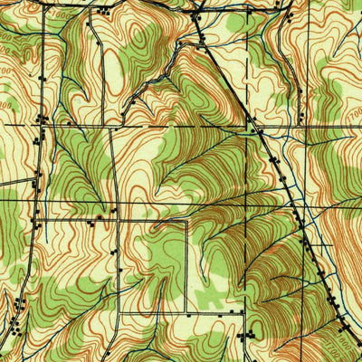 United States Geological Survey Cherry Creek, NY (1941, 62500-Scale) digital map