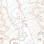 United States Geological Survey Cherry Creek, SD (1956, 24000-Scale) digital map