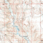 United States Geological Survey Cherry Creek, SD (1986, 100000-Scale) digital map