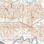 United States Geological Survey Cherry Creek, SD (1986, 100000-Scale) digital map