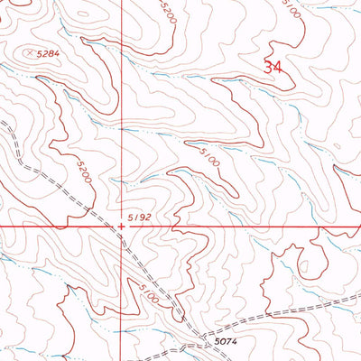 United States Geological Survey Cherry Creek SE, NV (1965, 24000-Scale) digital map