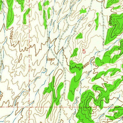 United States Geological Survey Cherry Creek, UT (1963, 24000-Scale) digital map