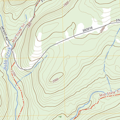 United States Geological Survey Cherry Flats, PA (2023, 24000-Scale) digital map