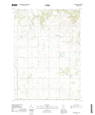 United States Geological Survey Cherry Grove, MN (2022, 24000-Scale) digital map