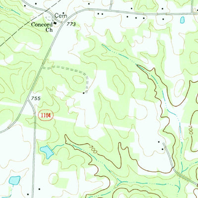 United States Geological Survey Cherry Grove, NC (1972, 24000-Scale) digital map