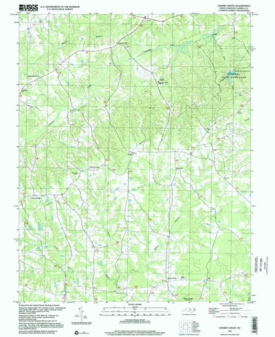 United States Geological Survey Cherry Grove, NC (1997, 24000-Scale) digital map