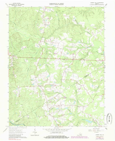 United States Geological Survey Cherry Hill, VA (1963, 24000-Scale) digital map