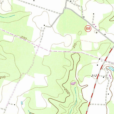 United States Geological Survey Cherry Hill, VA (1963, 24000-Scale) digital map