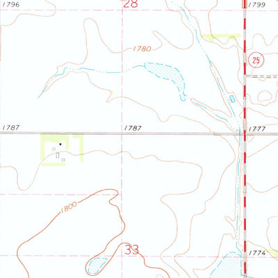 United States Geological Survey Cherry Lake, SD (1973, 24000-Scale) digital map