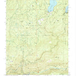 United States Geological Survey Cherry Lake South, CA (1992, 24000-Scale) digital map