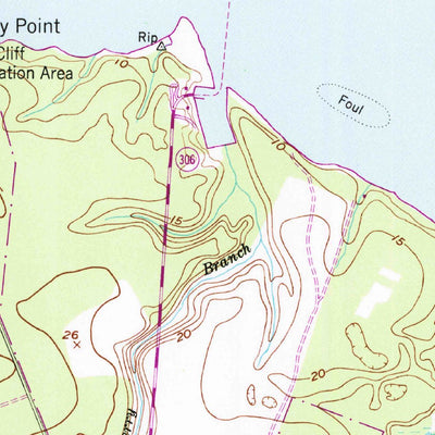 United States Geological Survey Cherry Point, NC (1949, 24000-Scale) digital map