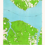 United States Geological Survey Cherry Point, NC (1951, 24000-Scale) digital map