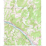United States Geological Survey Cherry Run, WV-MD-PA (1951, 24000-Scale) digital map