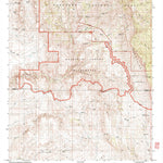 United States Geological Survey Cherry Spring Peak, AZ (1996, 24000-Scale) digital map