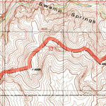 United States Geological Survey Cherry Spring Peak, AZ (1996, 24000-Scale) digital map