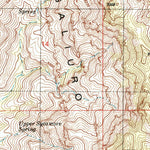 United States Geological Survey Cherry Spring Peak, AZ (1996, 24000-Scale) digital map
