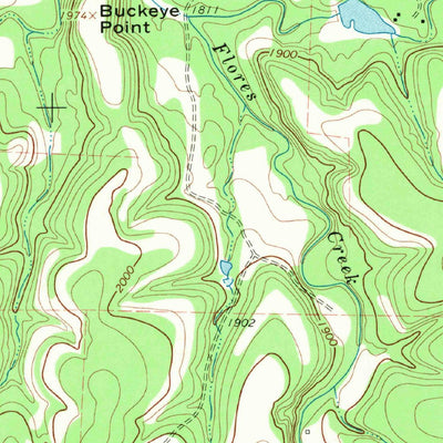 United States Geological Survey Cherry Spring, TX (1967, 24000-Scale) digital map