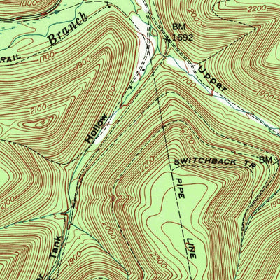 United States Geological Survey Cherry Springs, PA (1947, 24000-Scale) digital map